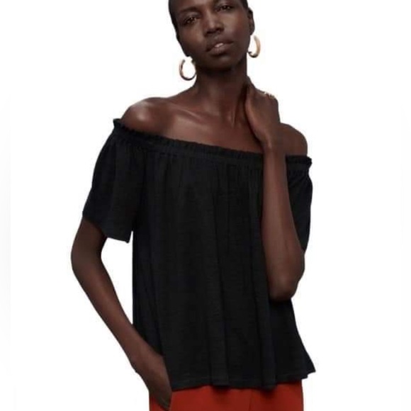 Aritzia Wilfred Sartre Blouse Black - Picture 4 of 7